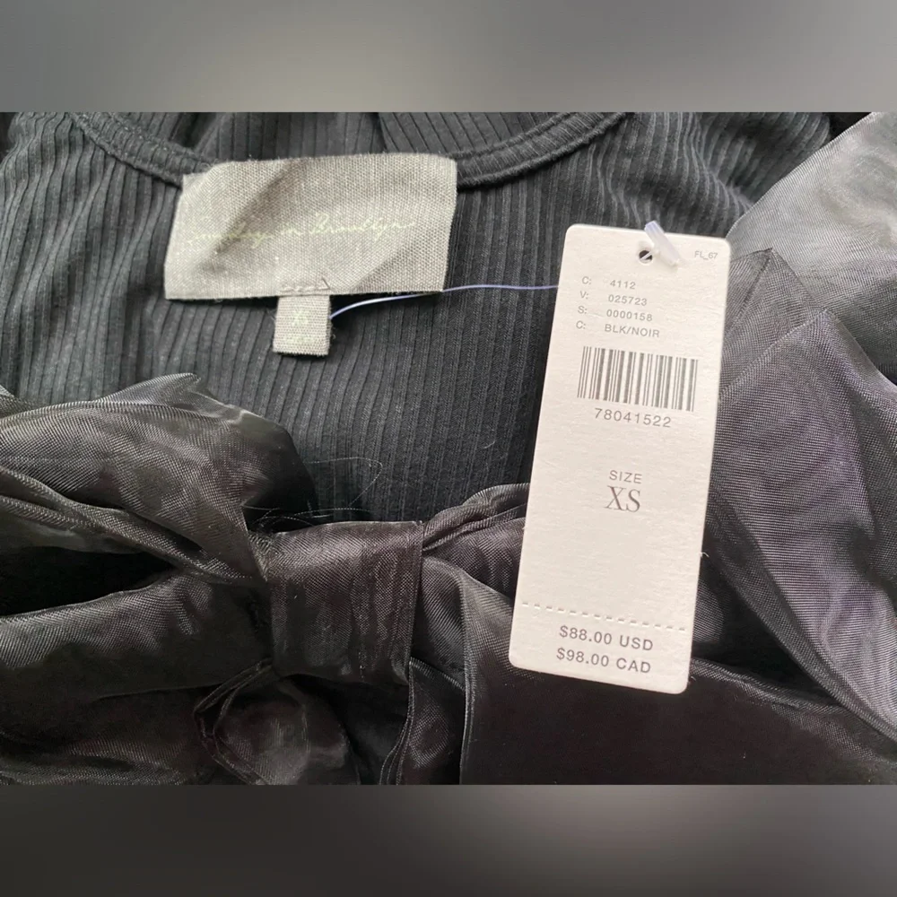 Anthropologie Black Bow Blouse - Picture 10 of 11